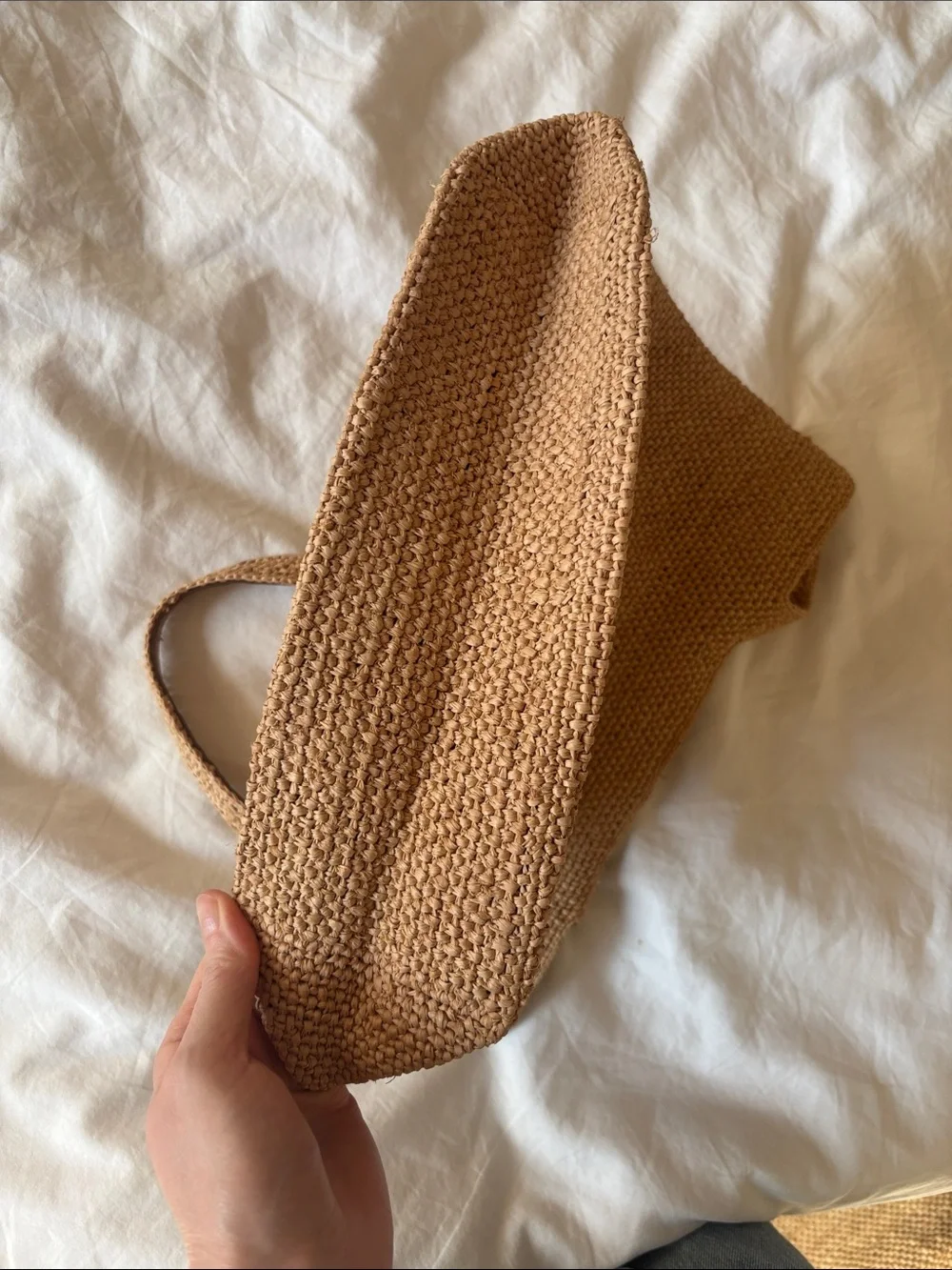 Helen Kaminski Raffia Woven Tote, Natural Tan - Picture 6 of 8